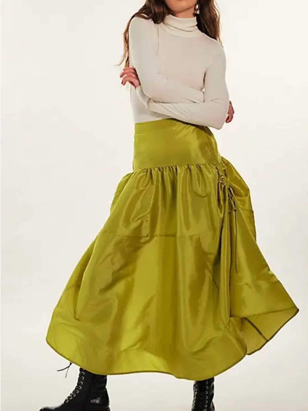 NEW FREE PEOPLE LENTIL SPROUT GREEN EMERY DROP WAIST MIDI
❤️ NWOT - Picture 5 of 7